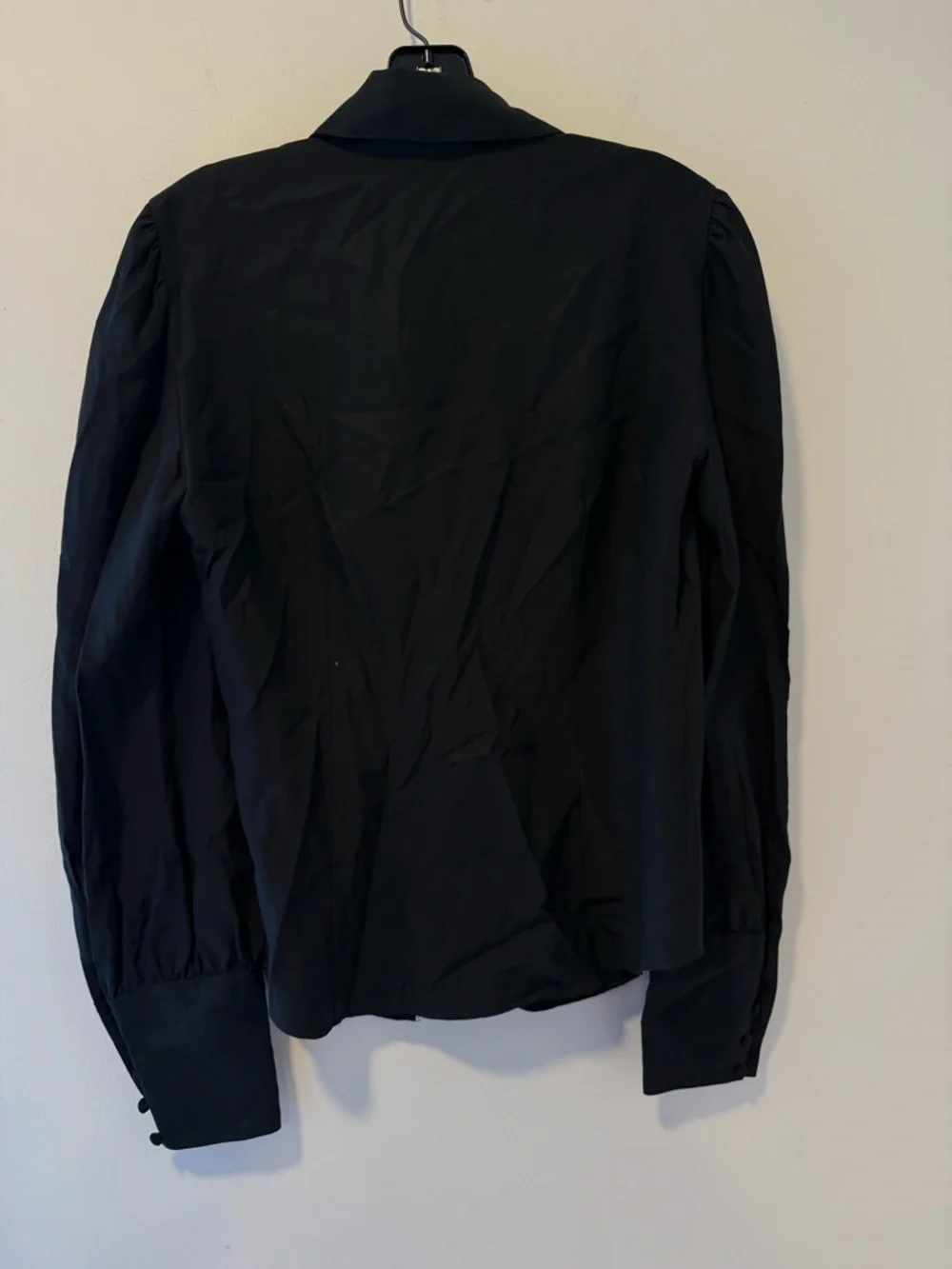Lafayette 148 Black Long Sleeve Button up Size 4 #Lux-R - Picture 7 of 8